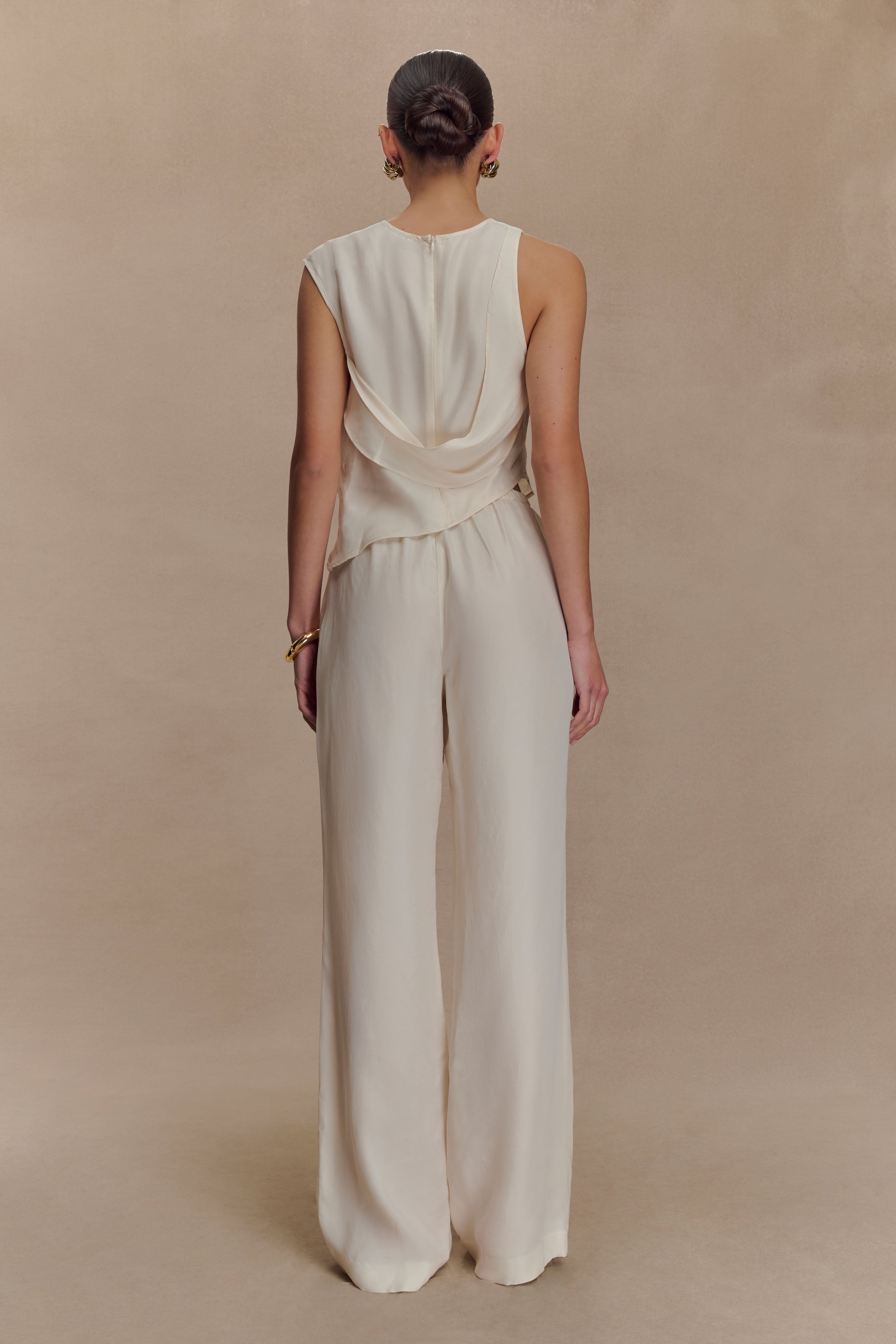 Violeta Asymmetric Top - Ivory