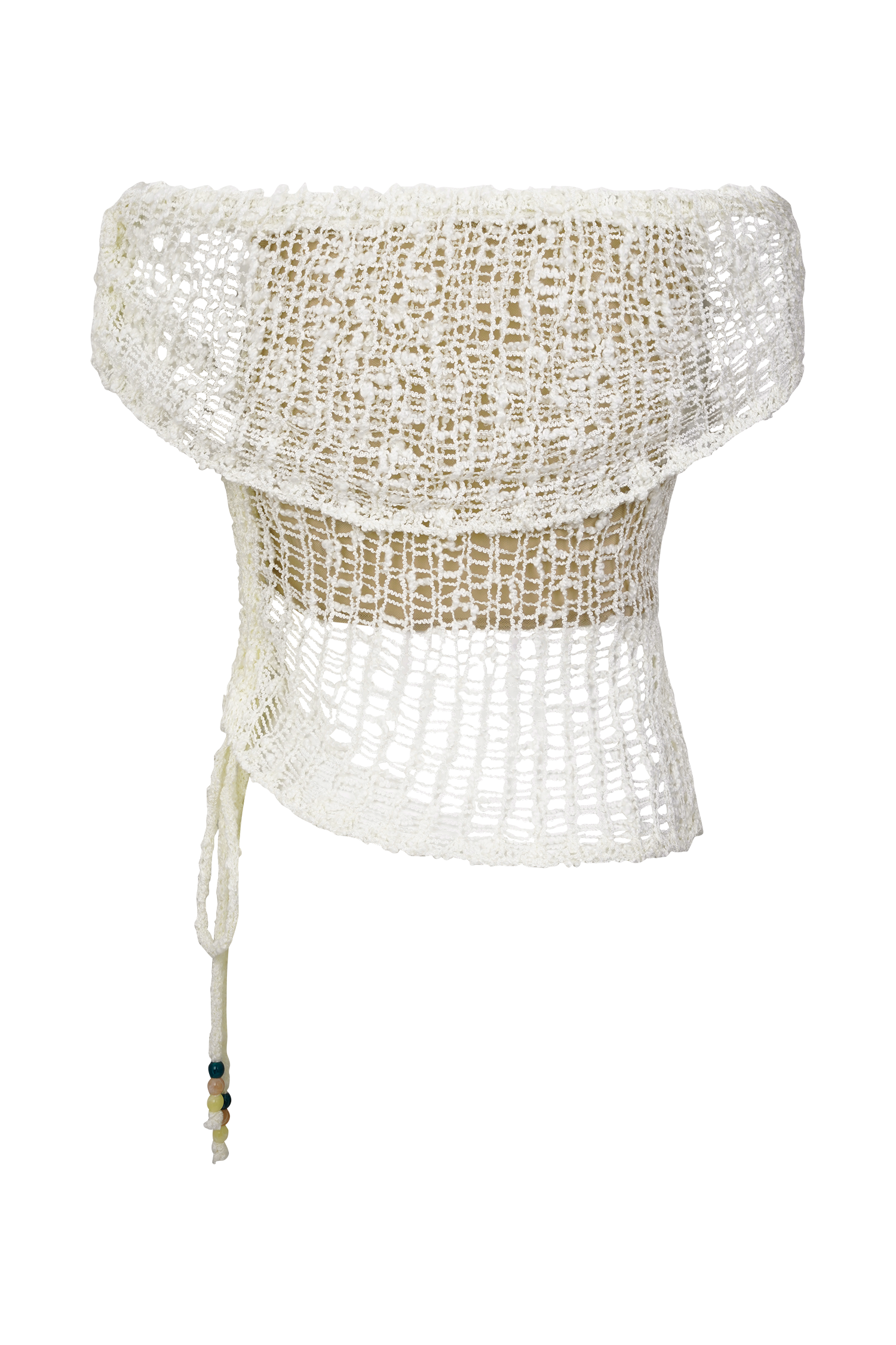 Cordelia Off Shoulder Knit Top - Ivory