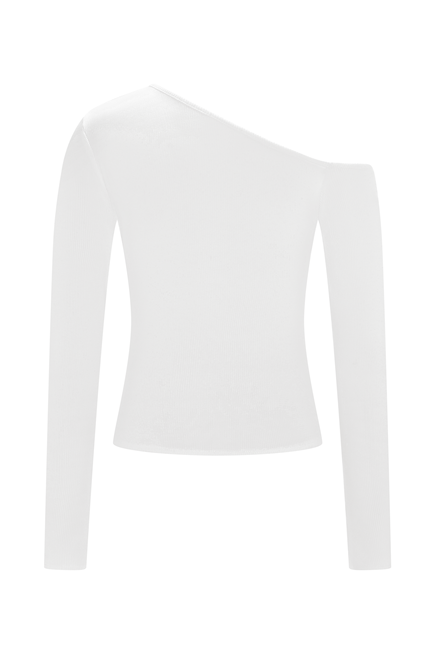 Maelle Off Shoulder Long Sleeve Top - Ivory
