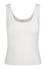 Maeva Scoop Tank Top - Ivory