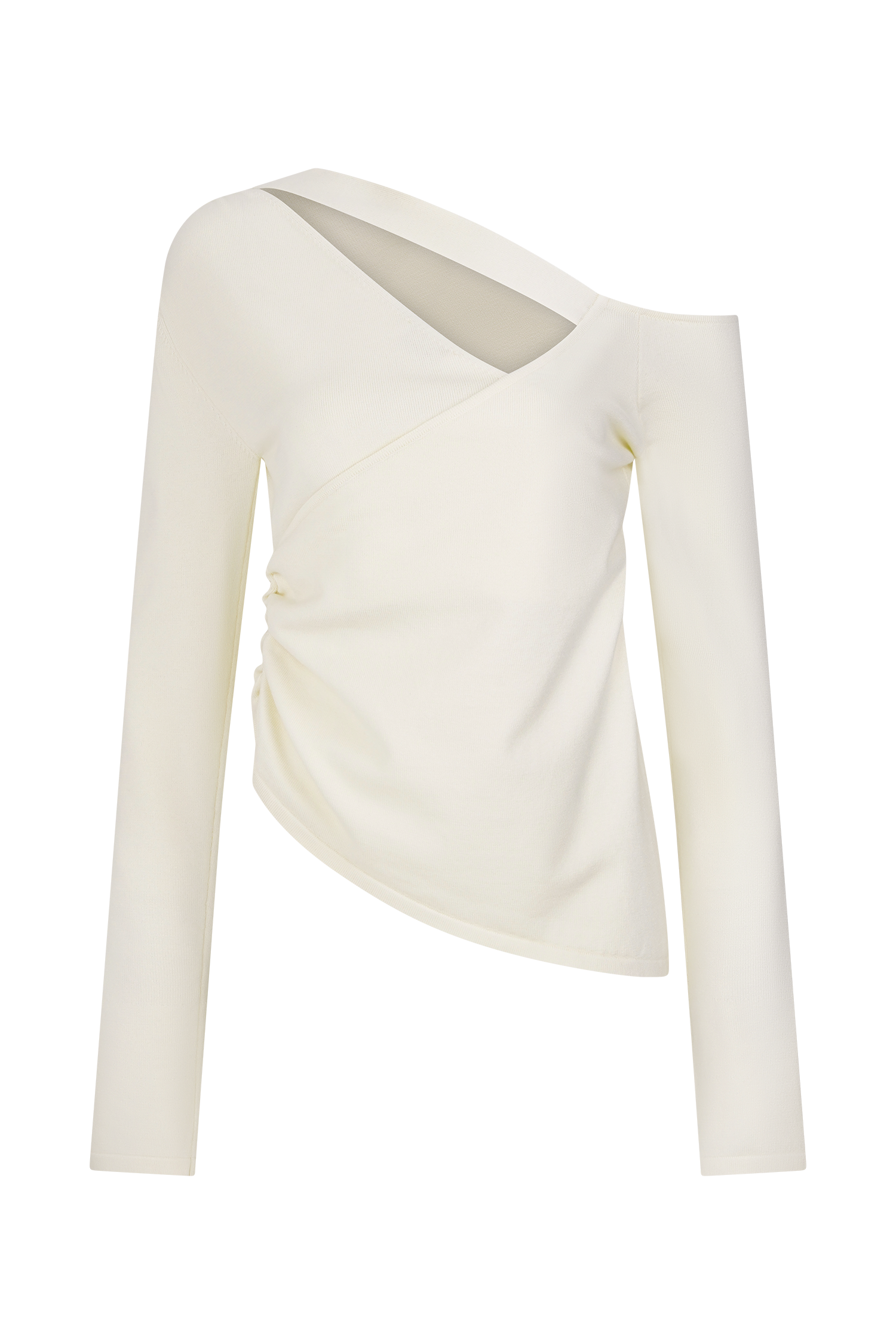 Miles Off Shoulder Knit Top - Ivory